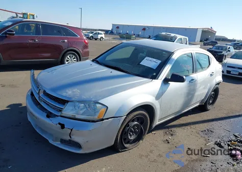 2011 Dodge Avenger Express from USA, damaged, VIN 1B3BD4FB0BN546625